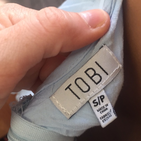 Tobi baby blue romper - Picture 3 of 3